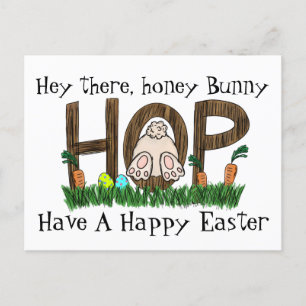 Honey Bunny Rabbit Postcard