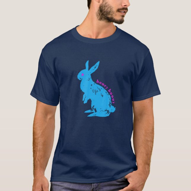 Honey Bunny Retro T-Shirt (Front)