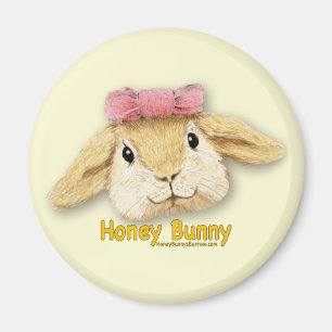 Honey Bunny’s Loving Smile Magnet