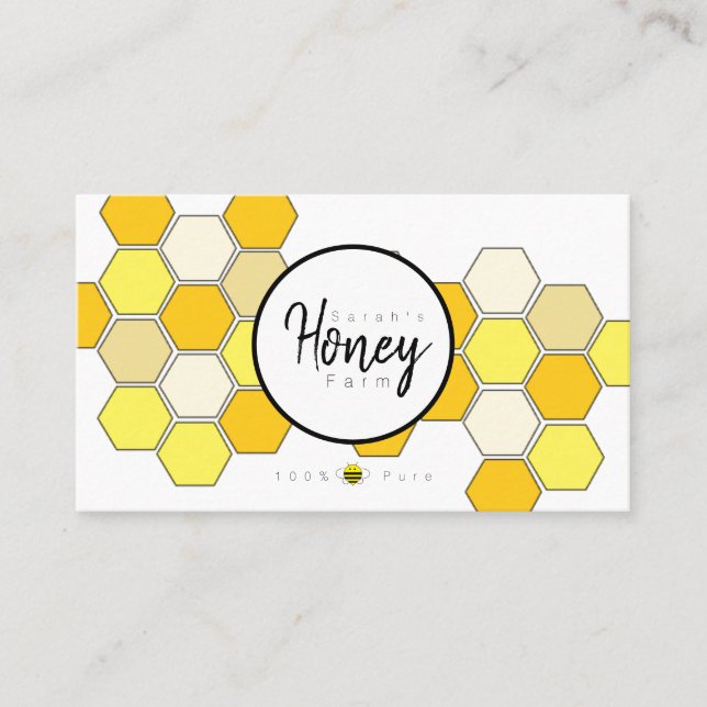 Honey Business Cards (Front)