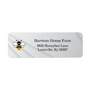 Honey Business Return Address Label