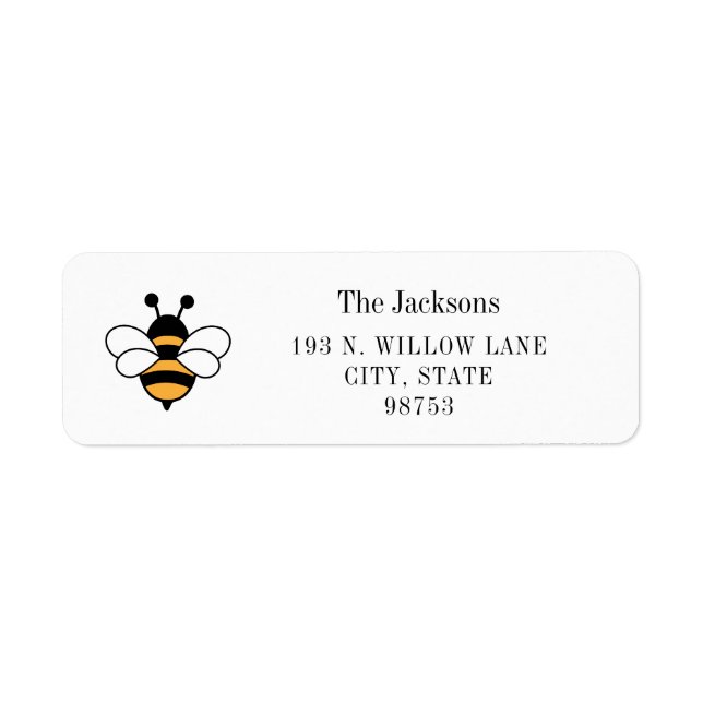 Honey Business Return Address Label (Front)