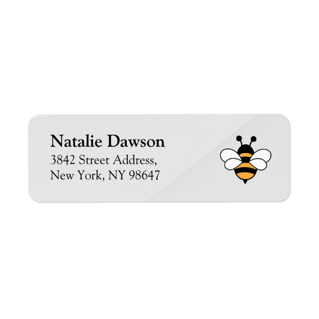 Honey Business Return Address Label (Front)