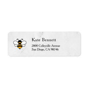 Honey Business  Return Address Label