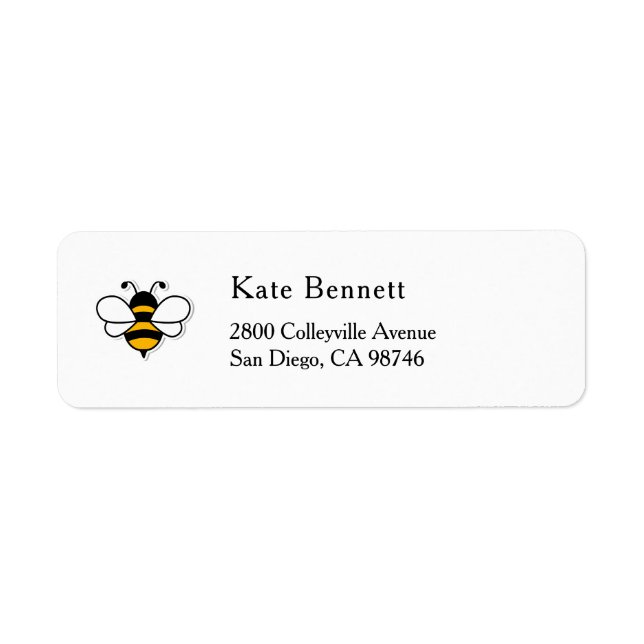 Honey Business  Return Address Label (Front)