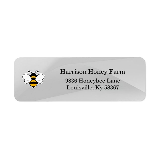 Honey Business Return Address Label (Front)