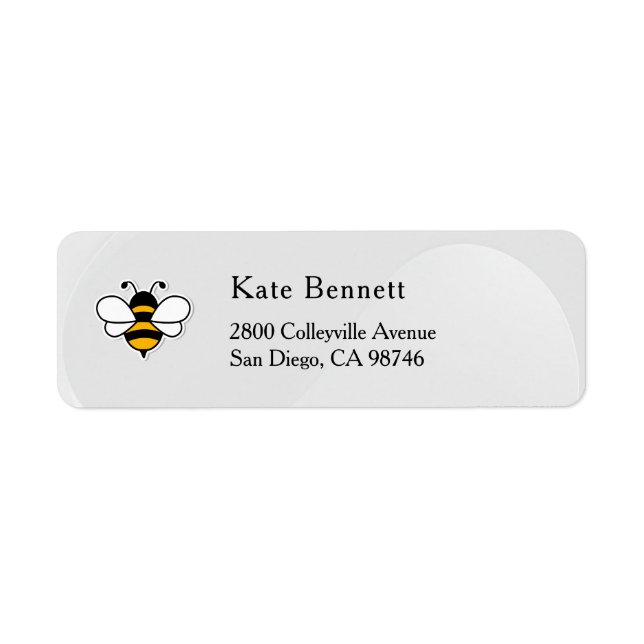 Honey Business  Return Address Label (Front)
