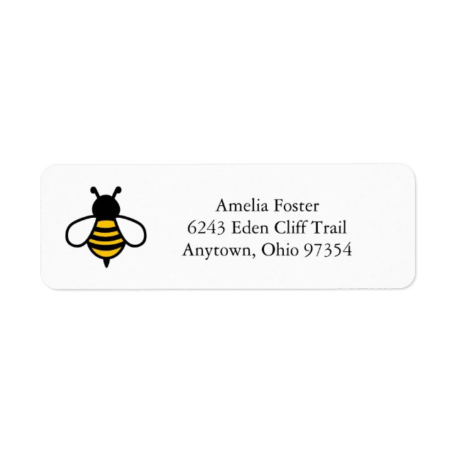 Honey Business Return Address Label (Front)