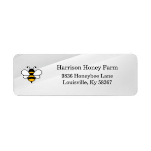 Honey Business Return Address Label