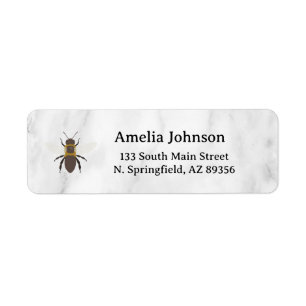 Honey Business Return Address Label