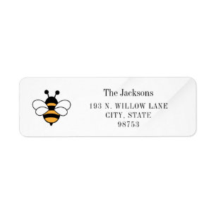Honey Business Return Address Label
