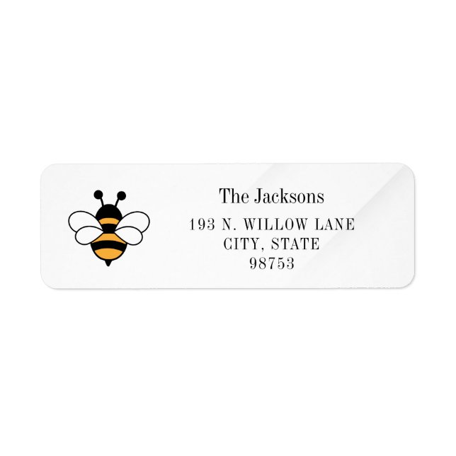 Honey Business Return Address Label (Front)