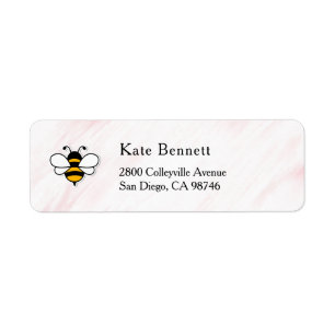 Honey Business Return Address Label
