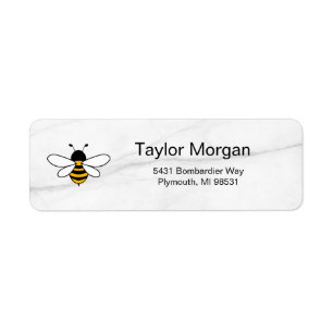 Honey Business Return Address Label