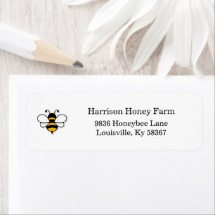 Honey Business Return Address Label