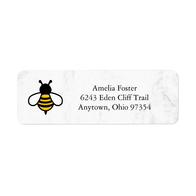 Honey Business Return Address Label (Front)