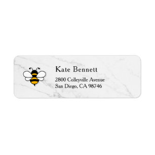 Honey Business Return Address Label