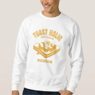 Honey Butter (Arrangement Toast College Style Illu Sweatshirt