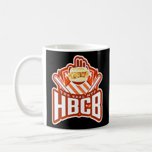 Honey Butter Chicken Biscuit Hbcb The Real Mvp  Coffee Mug (Left)