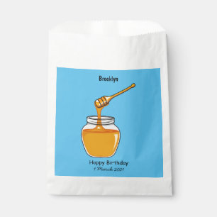 Honey cartoon illustration favour bags
