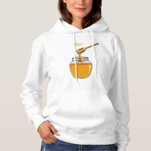 Honey cartoon illustration  hoodie