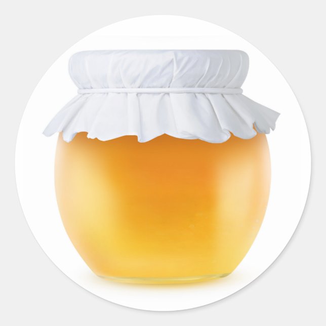 Honey Classic Round Sticker (Front)