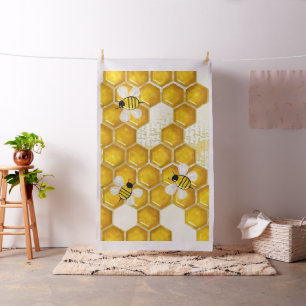 Honey Comb 3D Whimsey  Fabric