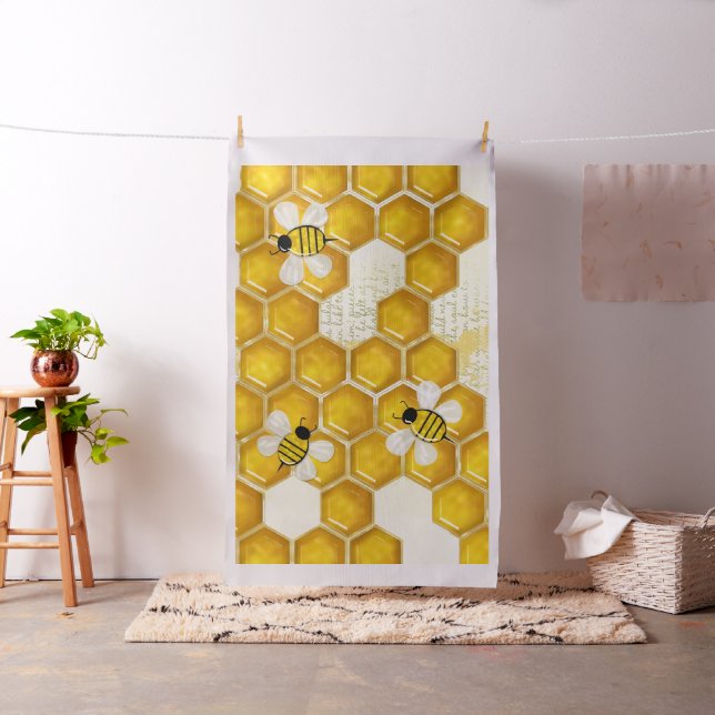 Honey Comb 3D Whimsey  Fabric (In Situ)