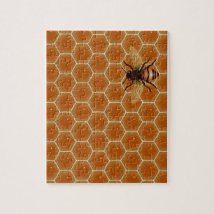 Honey Comb and Bee Jigsaw Puzzle