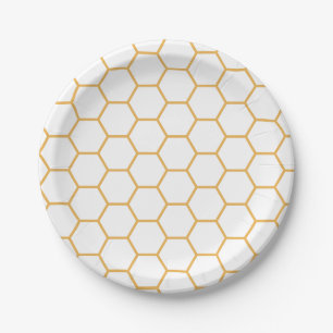 Honey Comb Paper Plate
