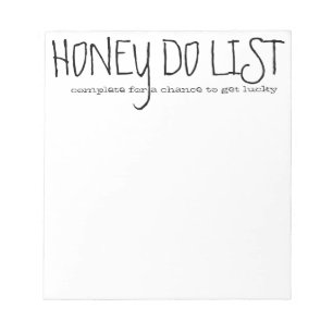 Honey Do List Notepad