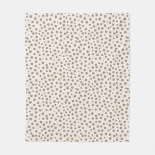 Honey Dots Fleece Blanket