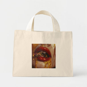 Honey Drip Beauty – Sensual Golden Portraits of Wo Mini Tote Bag