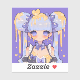 Honey Drip Kawaii Chibi Girl