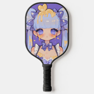 Honey Drip Kawaii Chibi Girl Pickleball Paddle
