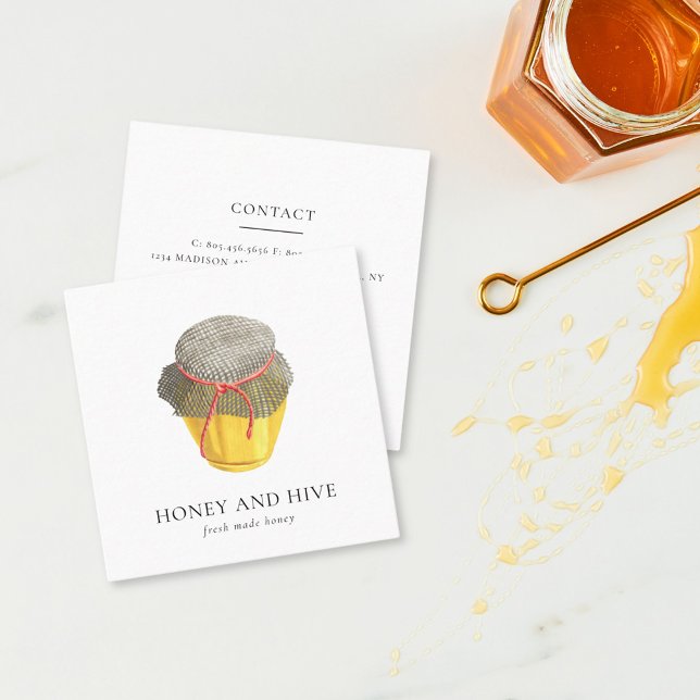 Honey Farm / Homemade Honey Business Card (Creator Uploaded)