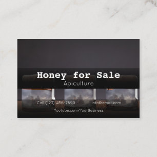 Honey for Sale Apiculture Business Company Card