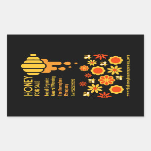 Honey For Sale Rectangular Sticker