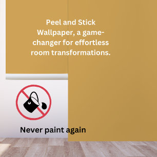 Honey Gold Solid Simple One Colour Minimal Wallpaper
