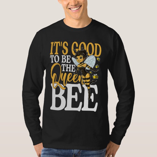 Honey honeybee beehive beekeeping accessories T-Shirt (Front)