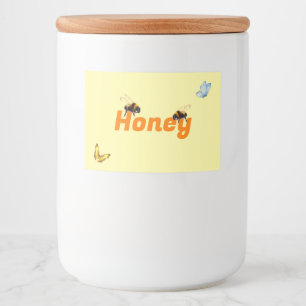 Honey Jar Food Label Set 