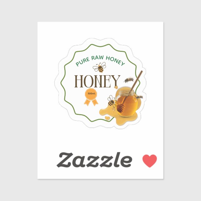 Honey Jar Honeybee Honeycomb Bee Apiary (Sheet)