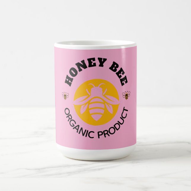 Honey Jar Honeybee Honeycomb Bee Apiary Coffee Mug (Center)