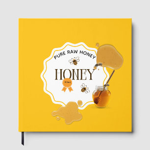 Honey Jar Honeybee Honeycomb Bee Apiary Guest Book