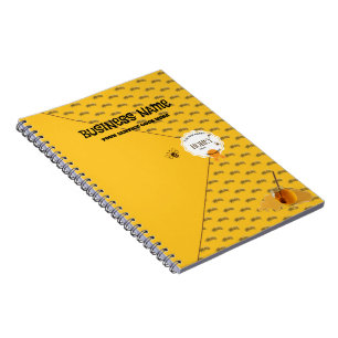 Honey Jar Honeybee Honeycomb Bee Apiary Notebook