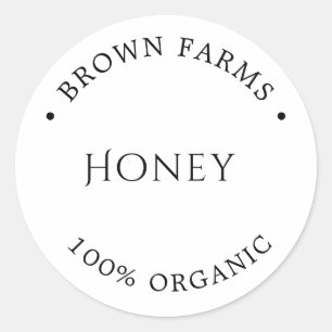 Honey jar Honeycomb Business stickers Labels