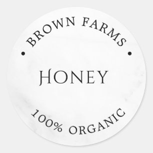 Honey jar Honeycomb Business stickers Labels
