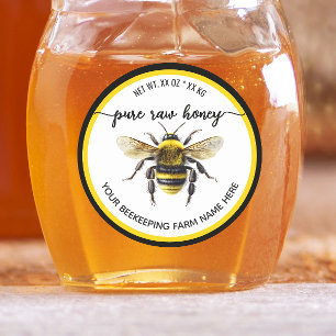 Honey Jar Labels   Honeybee Bee Apiary