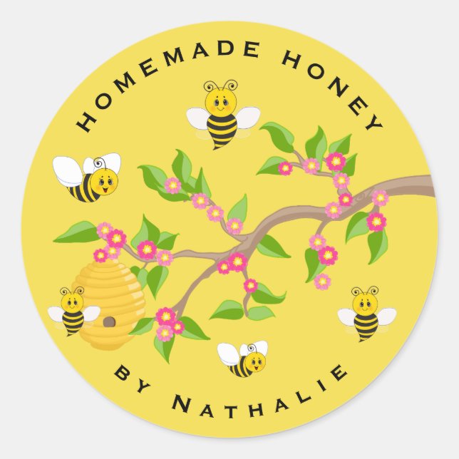 Honey Jar Sticker (Front)