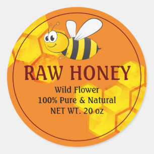 Honey label Custom Sticker